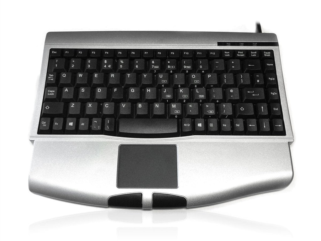 Accuratus 540 - PS/2 Professional Mini Keyboard with Touchpad Accessories Accuratus Silver  