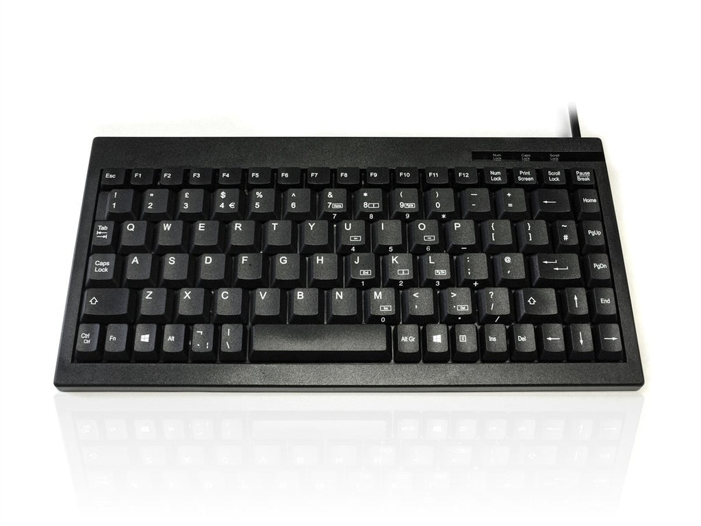 Accuratus 595 - USB Professional Mini Keyboard with Mid Height Keys Accessories Accuratus Black  