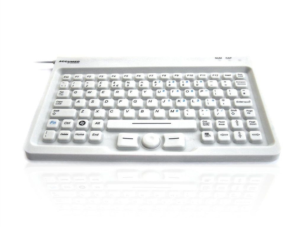 Accuratus AccuMed Mini - USB Mini Sealed IP67 Antibacterial Clinical / Medical Keyboard with Mousepad Accessories Accuratus   