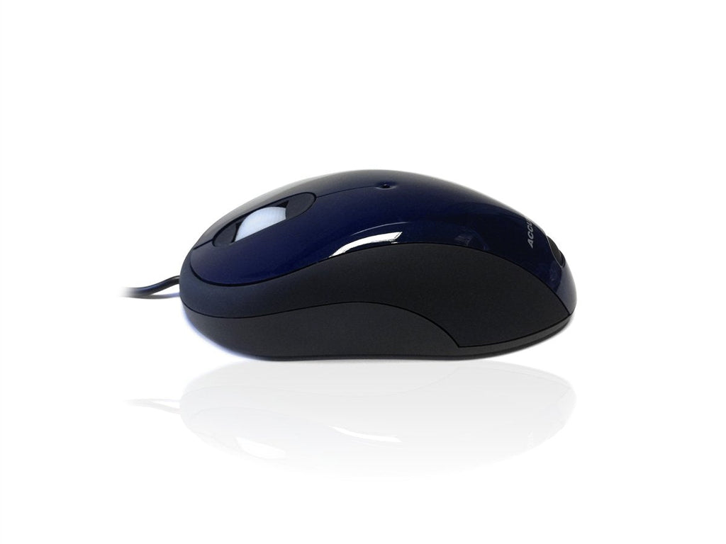 Accuratus Image Mouse - USB Full Size Glossy Finish Computer Mouse Accessories Accuratus Blue  