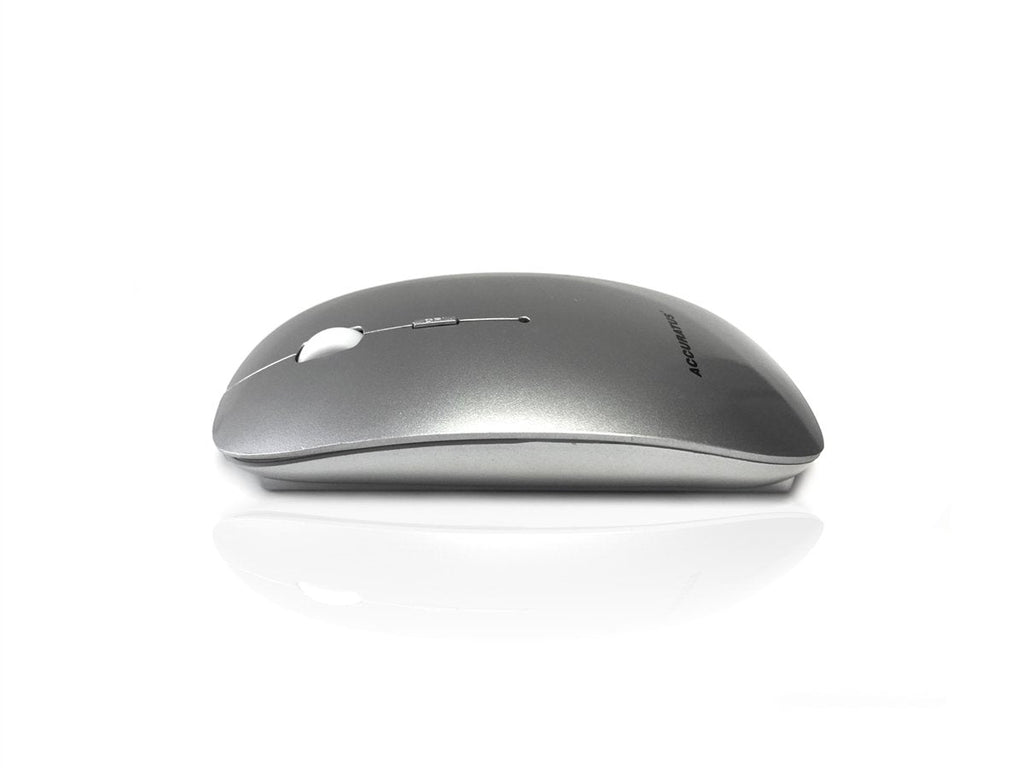 Accuratus Image RF - Wireless RF 2.4Ghz Sleek Slim Glossy Finish Optical Mouse with Nano Receiver Accessories Accuratus Silver  