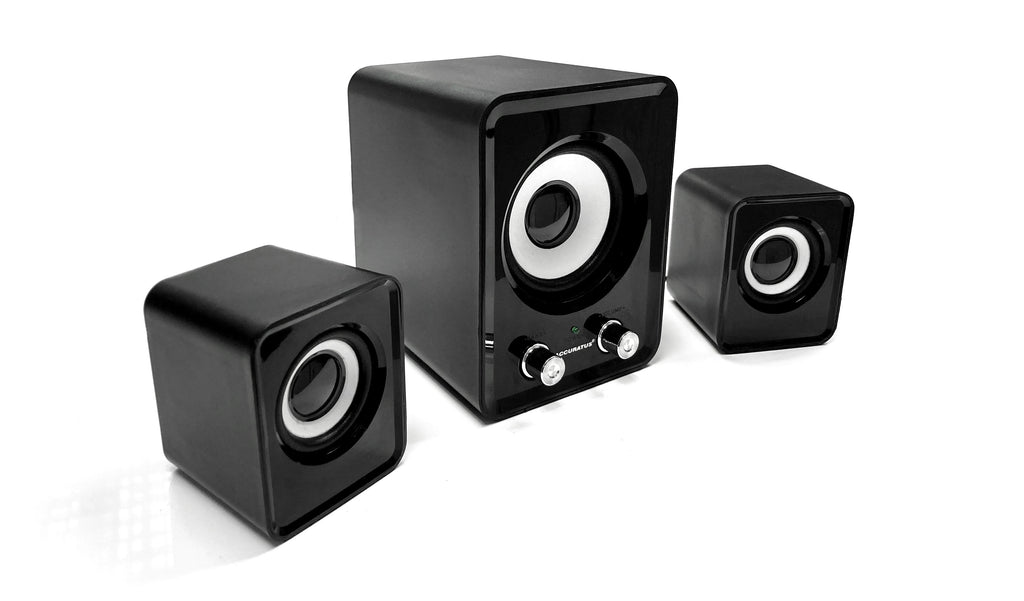 Accuratus SPE3610 USB Powered 2.1 Speakers Set (2 Satellite Speakers & Dedicated Subwoofer) - Black Accessories Accuratus   