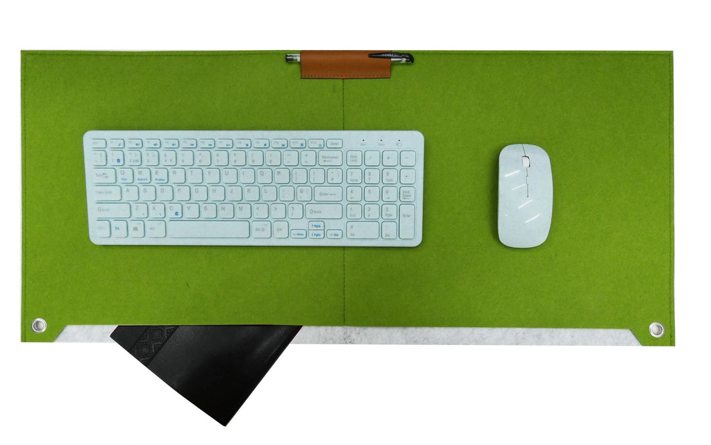 Accuratus Felt Laptop Desk Pad Accessories Accuratus Earth Green  